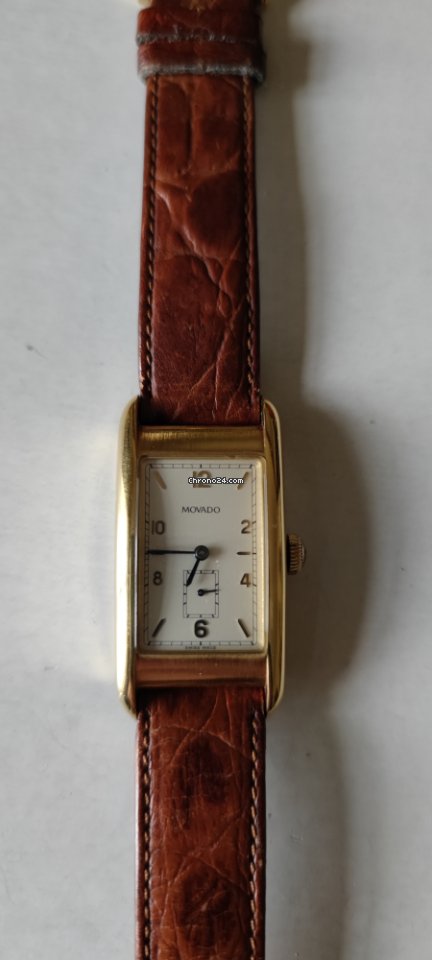 Movado Mens watch Unisex Manual winding Yellow gold 40.A8.620 5