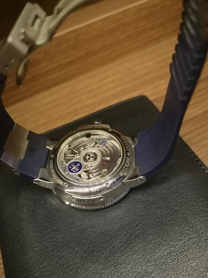 Ulysse Nardin Marine Chronometer Manufacture Mens watch Unisex Automatic Steel 1183-126-3 63 5