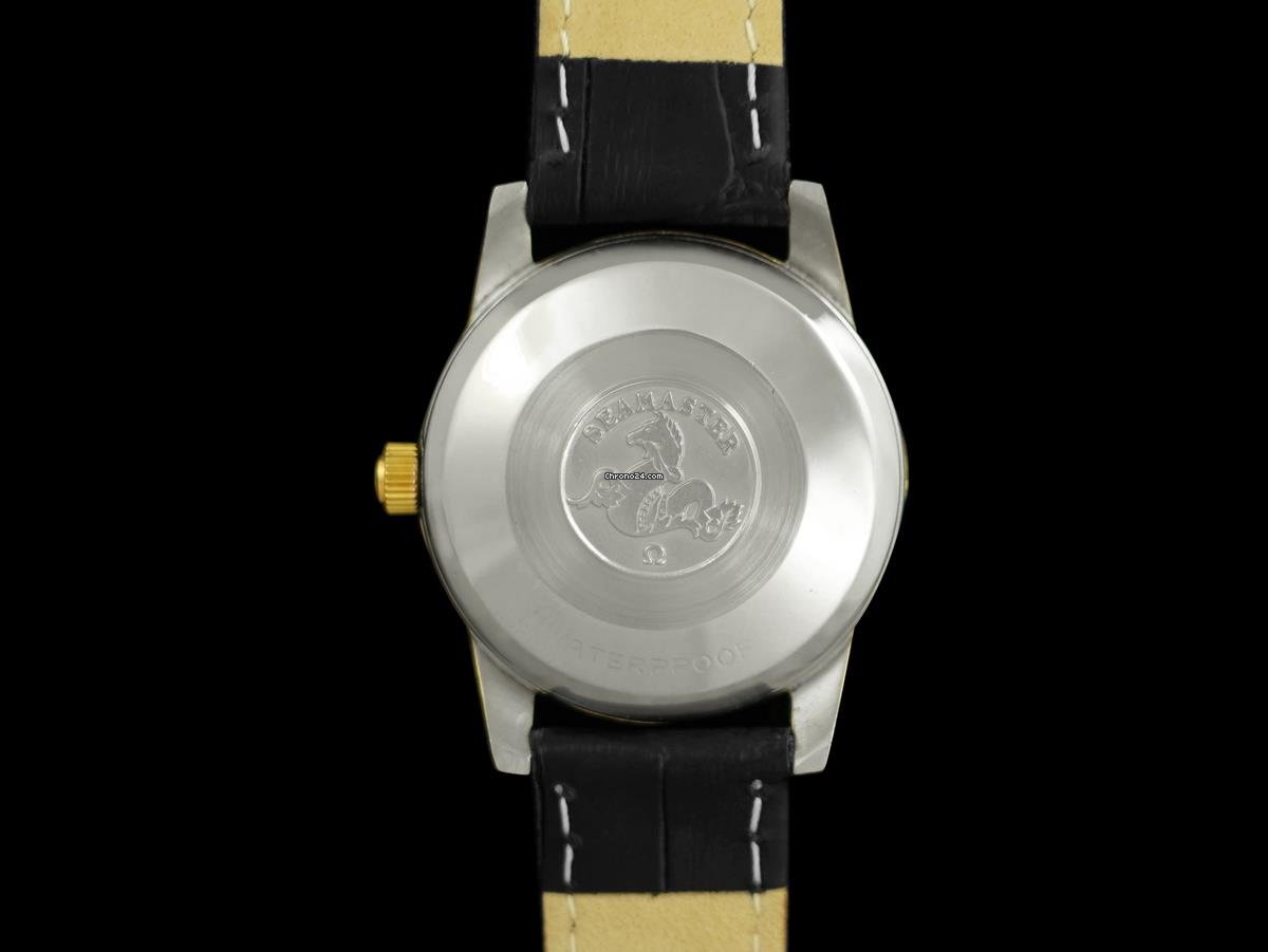 Omega Seamaster Mens watch Unisex Manual winding Gold Steel 8264 5