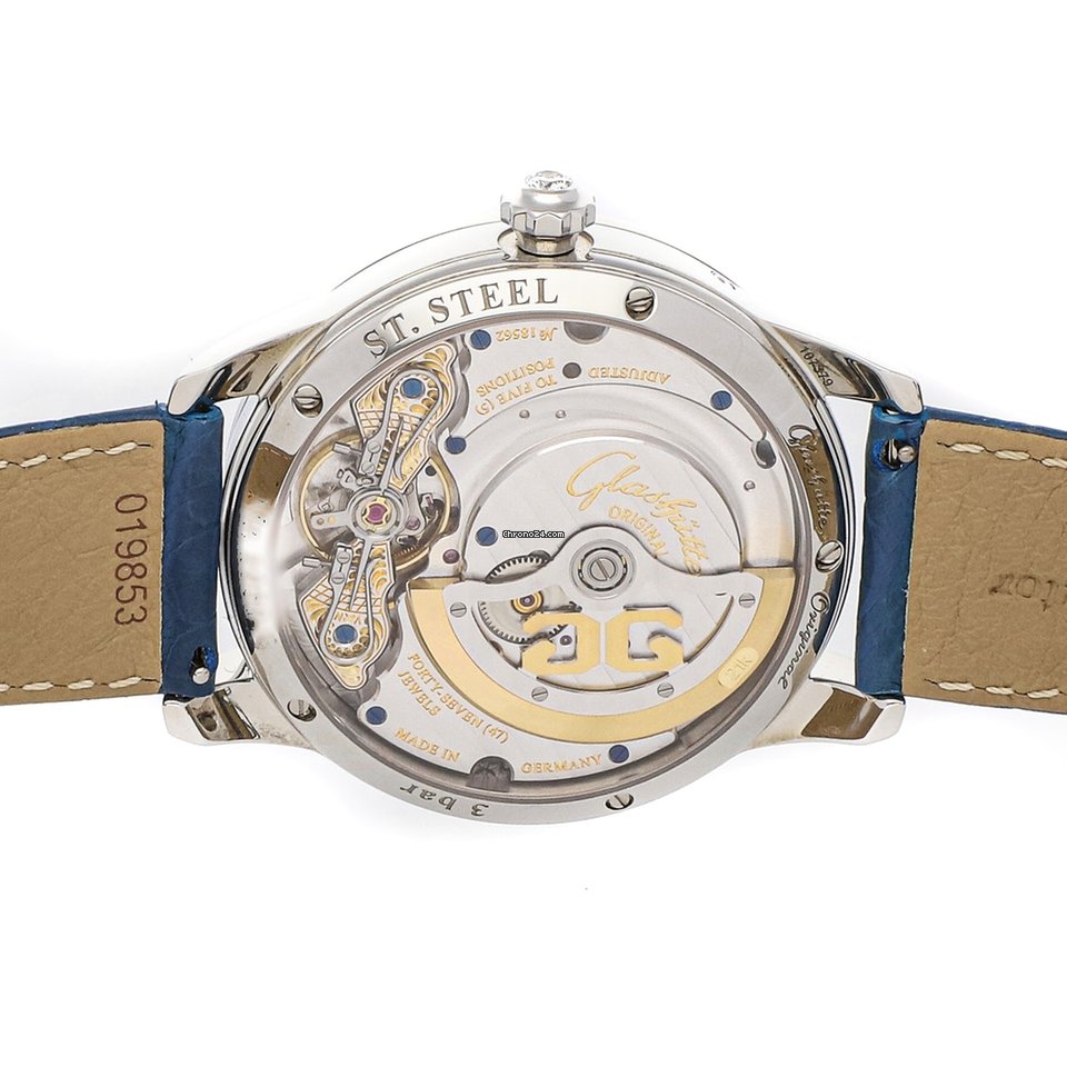 Glashtte Original PanoMatic Luna Mens watch Unisex Automatic Steel 1-90-12-03-12-02 5
