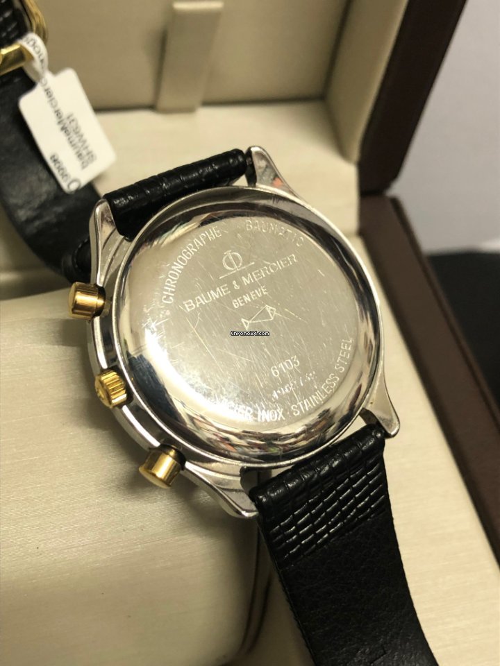 Baume & Mercier Mens watch Unisex Manual winding Gold Steel 6103 5