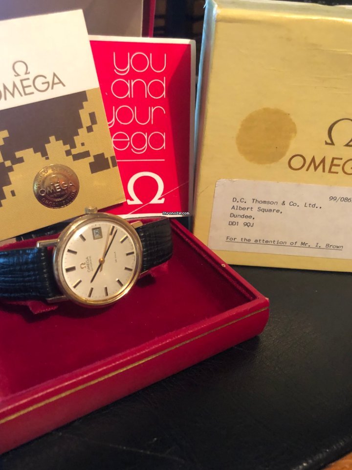 Omega De Ville Mens watch Unisex Automatic Yellow gold 166.5161 5