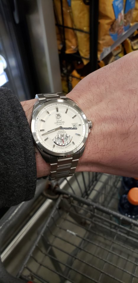 TAG Heuer Grand Carrera Mens watch Unisex Automatic Steel WAV511B.BA0900 5