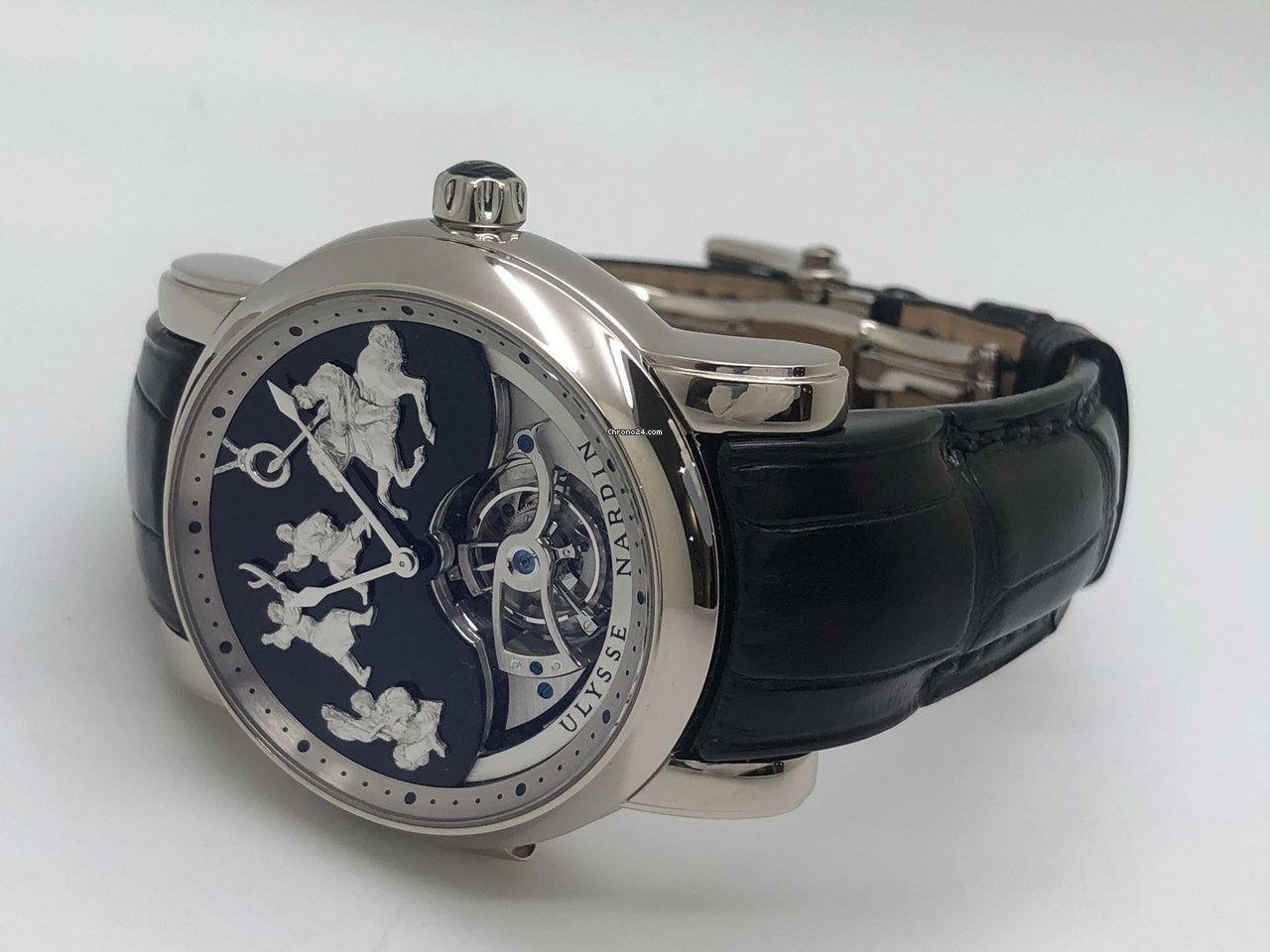 Ulysse Nardin Genghis Khan Mens watch Unisex Manual winding White gold 780-88 5