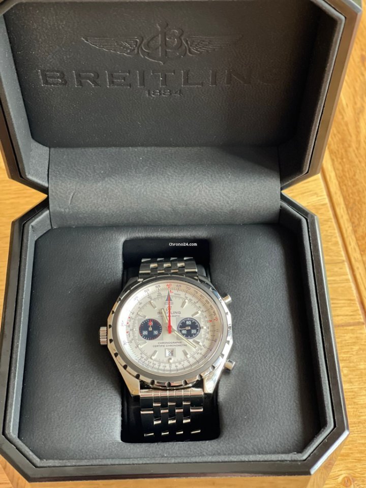 Breitling Chrono-Matic Mens watch Unisex Automatic Steel A4136012 G589 433A 5