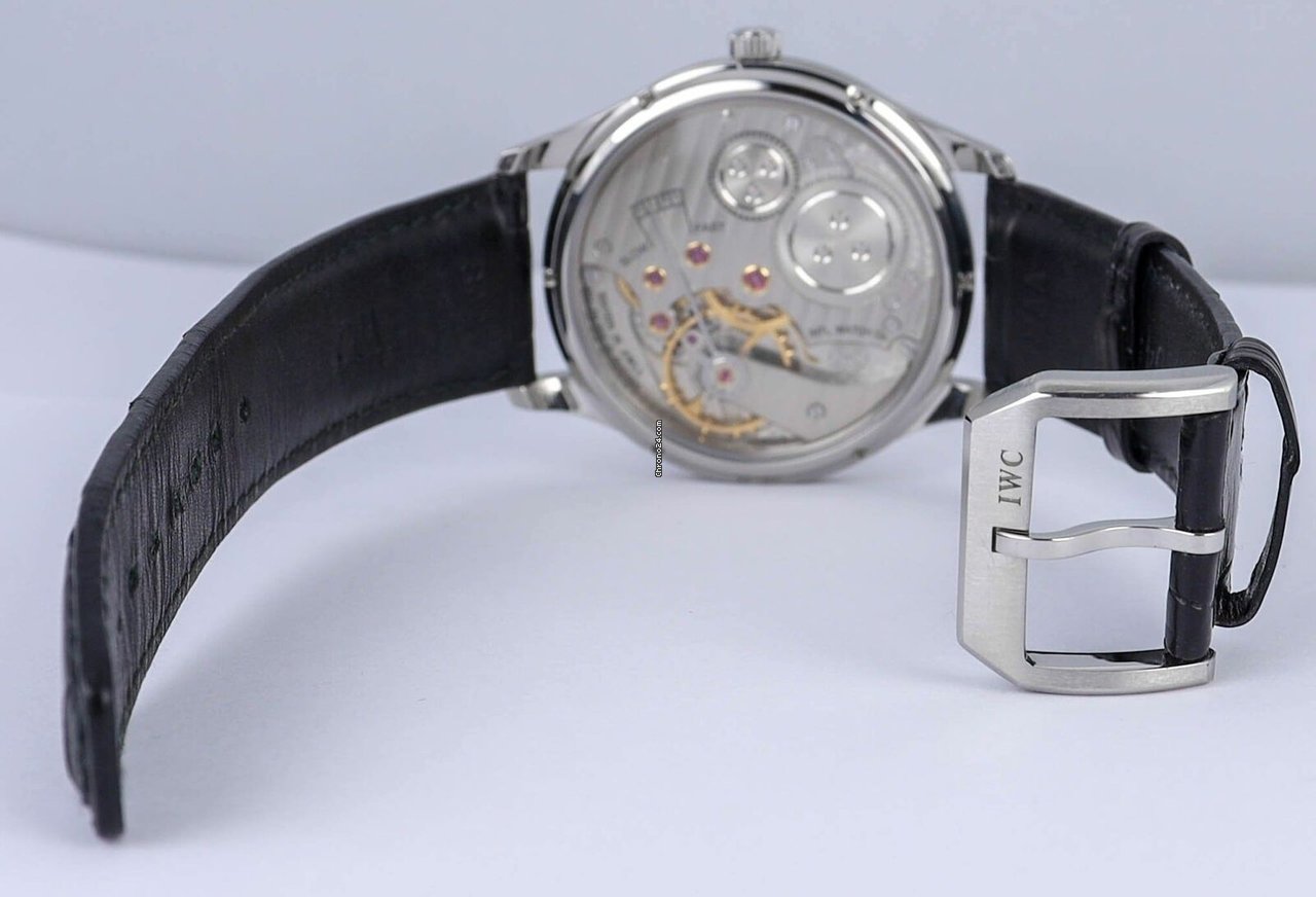 IWC Portuguese Hand-Wound Mens watch Unisex Manual winding Steel IW545407 5