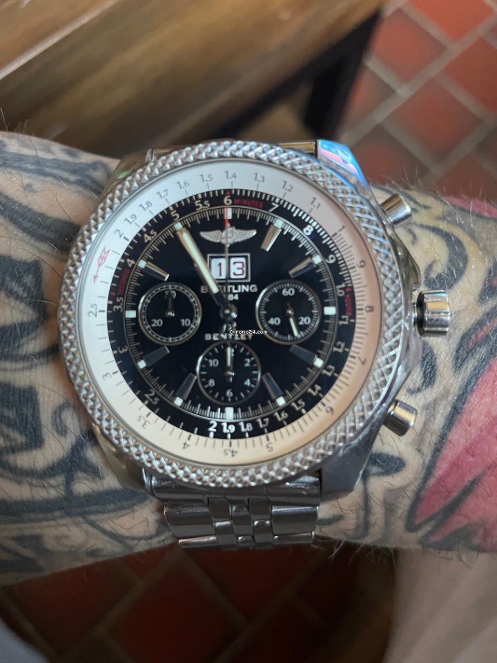 Breitling Bentley 6.75 Mens watch Unisex Automatic Steel A44362-075 5