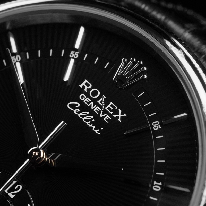 Rolex Cellini Dual Time Mens watch Unisex White gold Automatic 50529 5