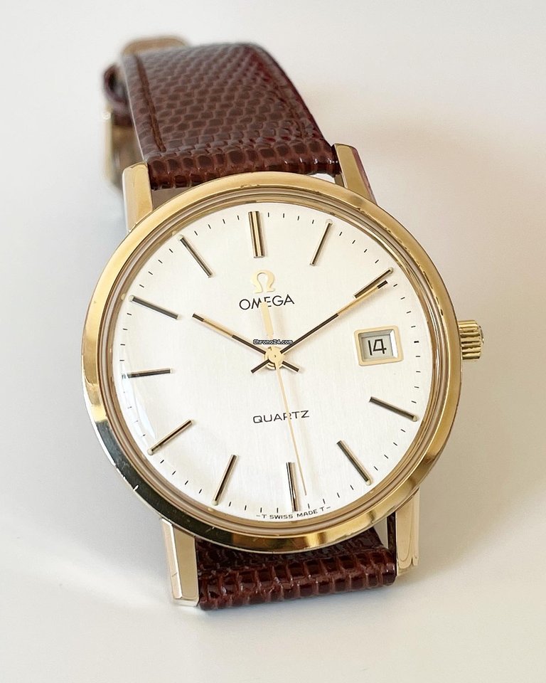 Omega Seamaster Mens watch Unisex Quartz Gold Steel 196.0160 5