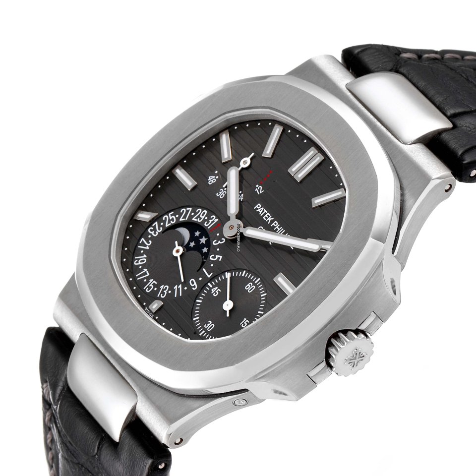 Patek Philippe Nautilus Mens watch Unisex Automatic White gold 5712G 001 5