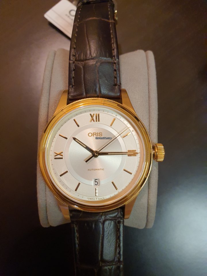 Oris Classic Mens watch Unisex Automatic Gold Steel 01 733 7719 4871-07 6 20 32 5