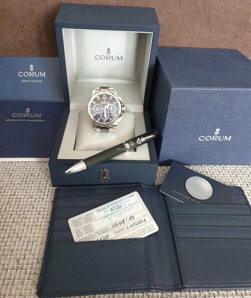 Corum Admirals Cup Challenger Mens watch Unisex Automatic Steel 753.691.20 F371 AA92 5