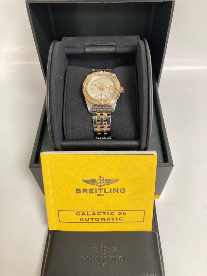 Breitling Galactic 36 Womens watch Automatic Gold Steel C3733012 5
