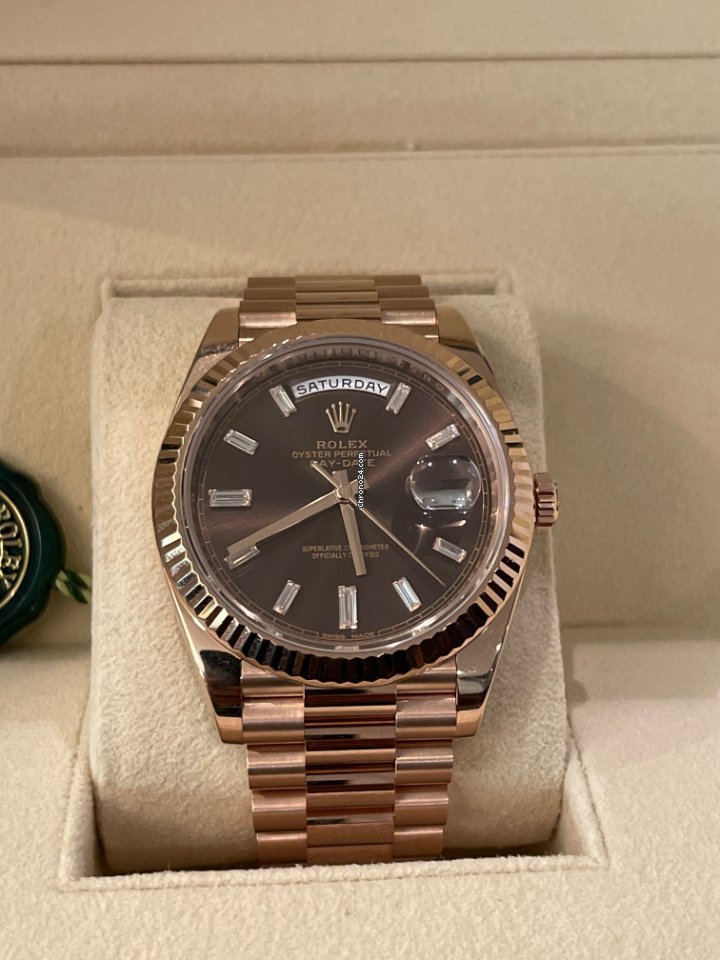 Rolex Day-Date 40 Mens watch Unisex Rose gold Automatic 228235 5
