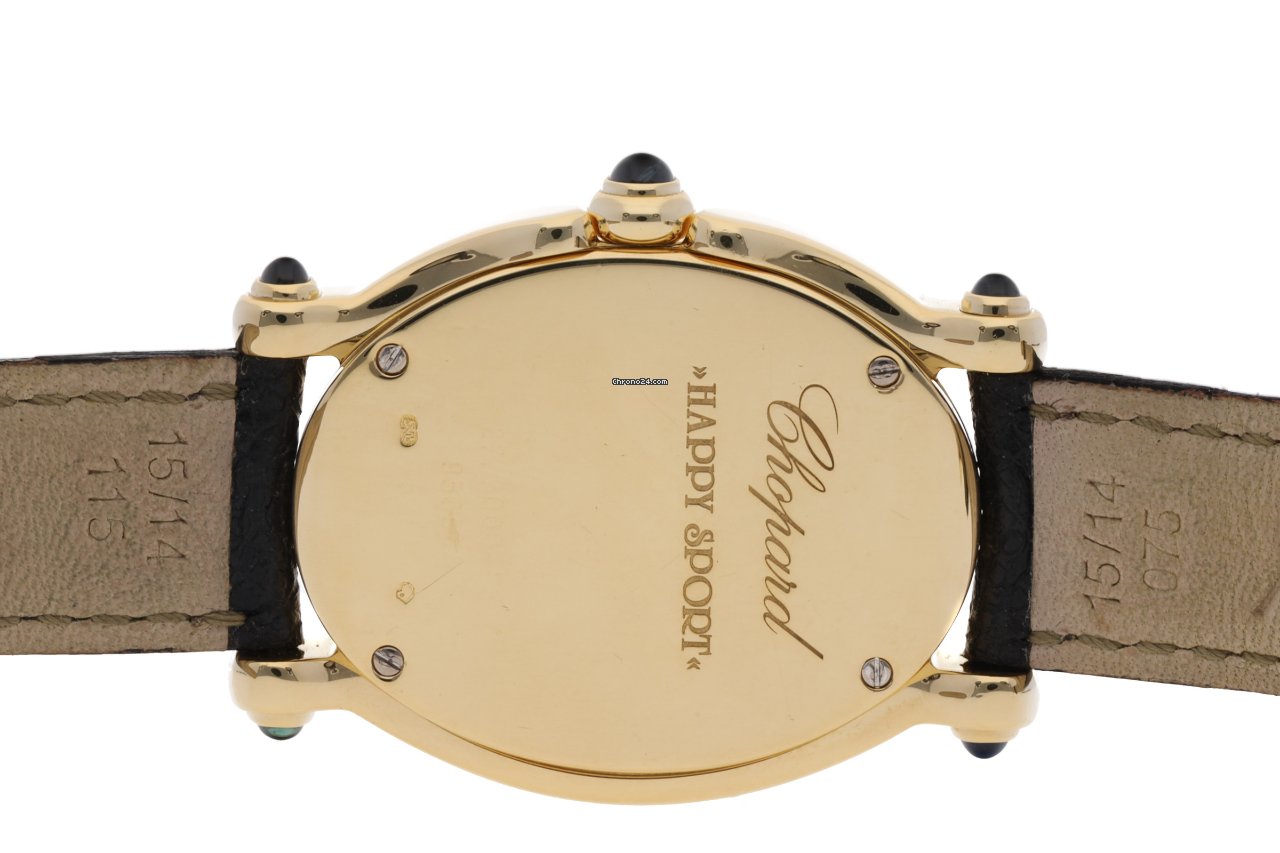 Chopard Happy Sport Womens watch Quartz Yellow gold 27 7000-23 5