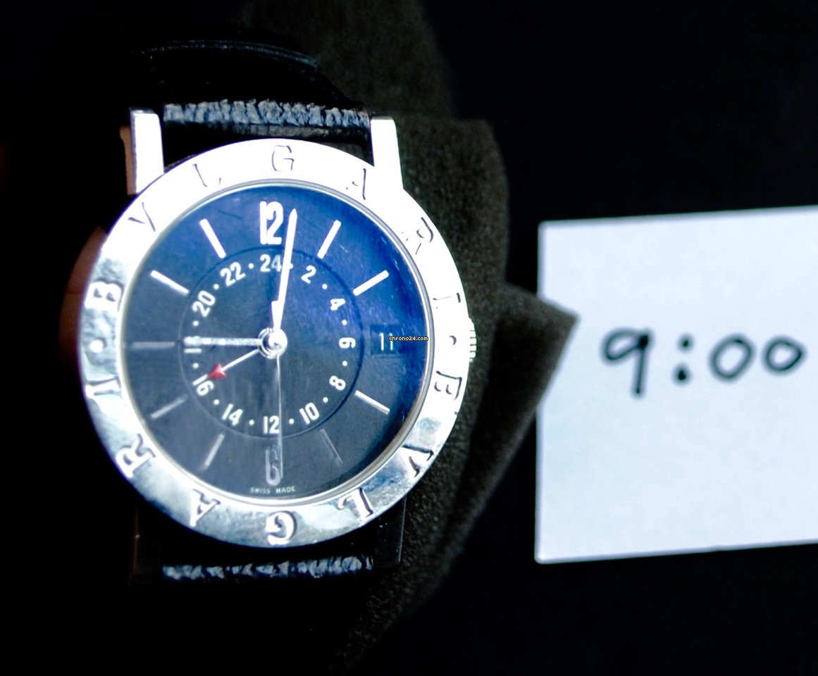 Bulgari Mens watch Unisex Automatic Steel BB SL GMT L741 5