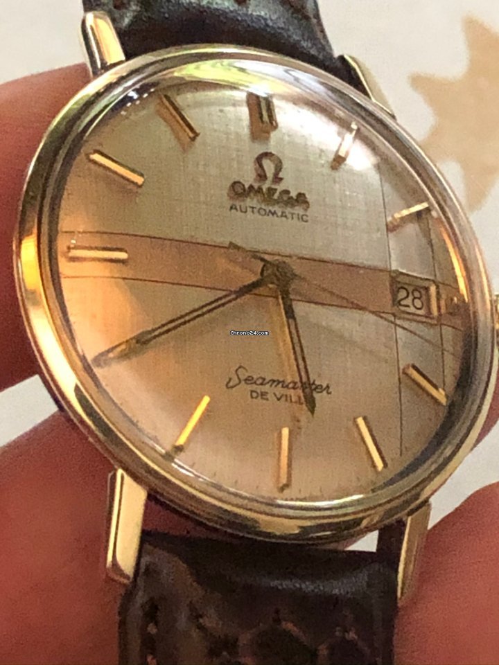 Omega Seamaster DeVille Mens watch Unisex Automatic Gold Steel 14910 5