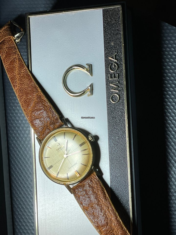 Omega Seamaster Mens watch Unisex Automatic Yellow gold Vintage 5