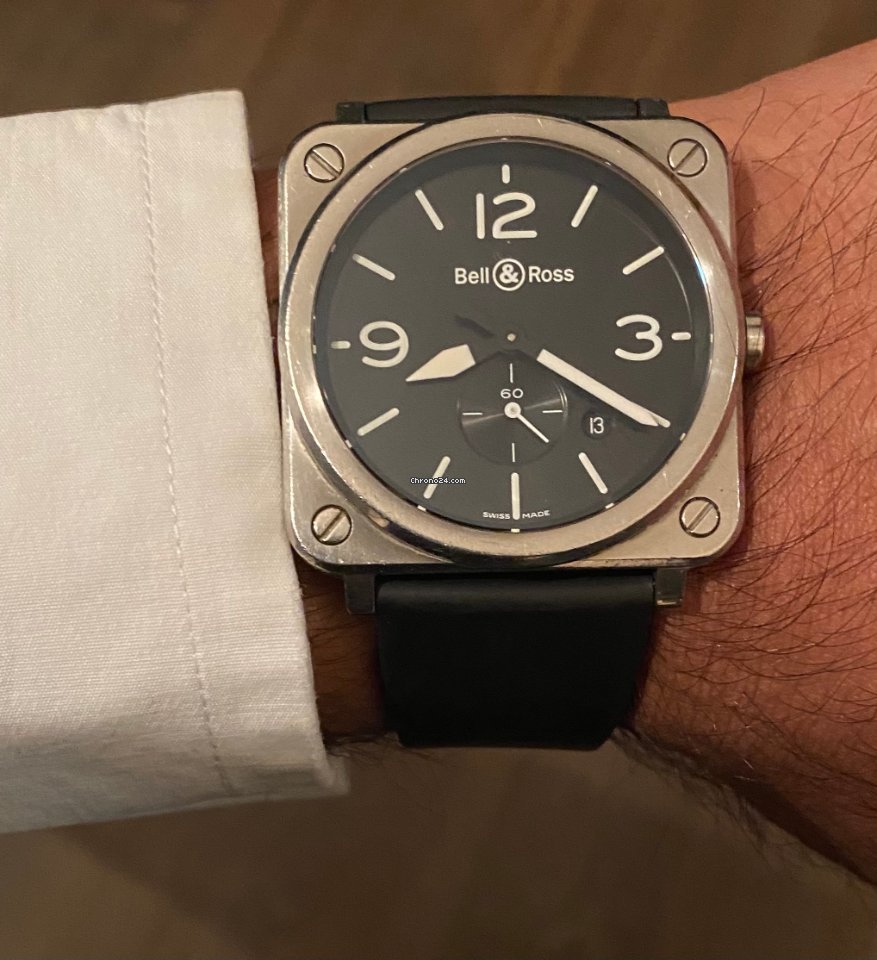 Bell & Ross BR S Mens watch Unisex Quartz Steel BRS-64-S 5