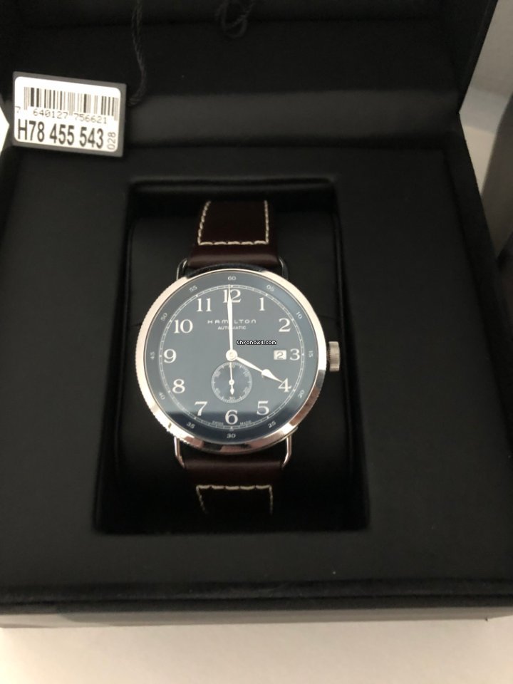 Hamilton Khaki Navy Pioneer Mens watch Unisex Automatic Steel H78455543 5
