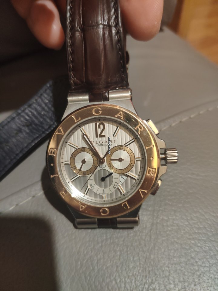 Bulgari Diagono Mens watch Unisex Automatic Gold Steel DG42C6SPGLDCH 5