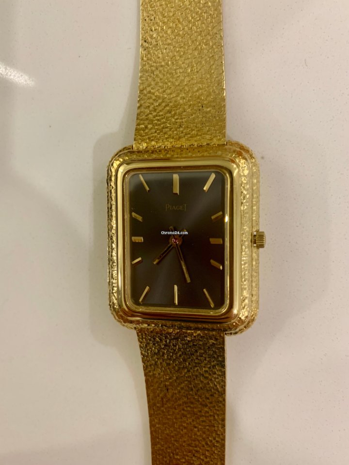 Piaget Mens watch Unisex Quartz Yellow gold 14101 5