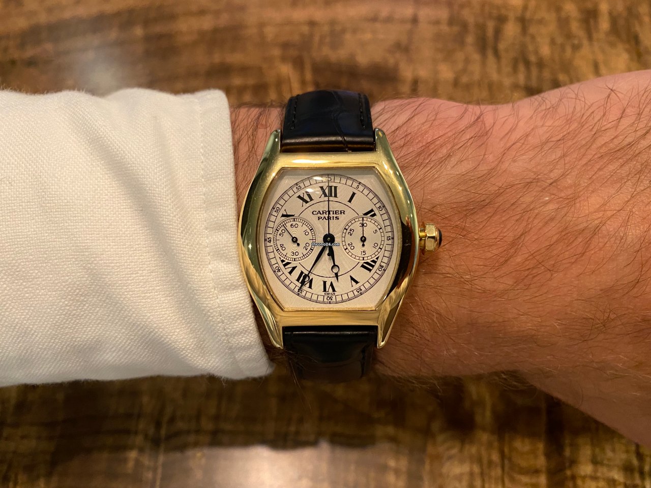 Cartier Tortue Mens watch Unisex Manual winding Yellow gold 2356 5