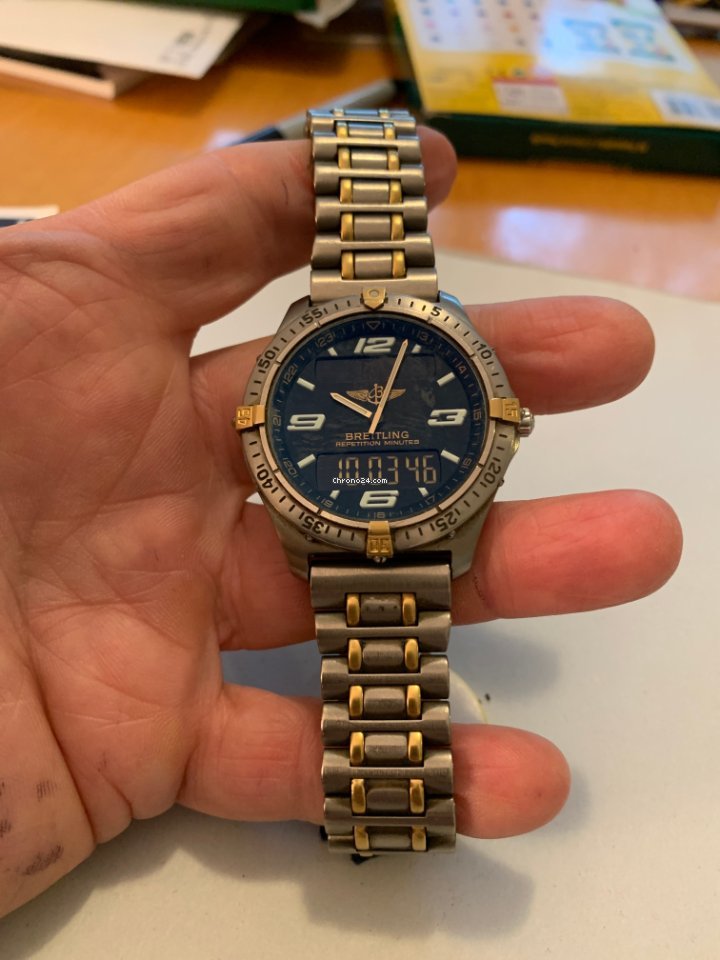Breitling Aerospace Mens watch Unisex Quartz Titanium F75362 5