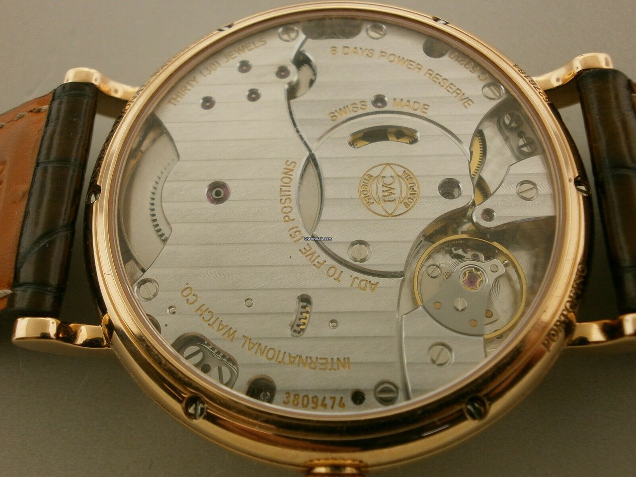 IWC Portofino Hand-Wound Automatic Rose gold 5101-07 5
