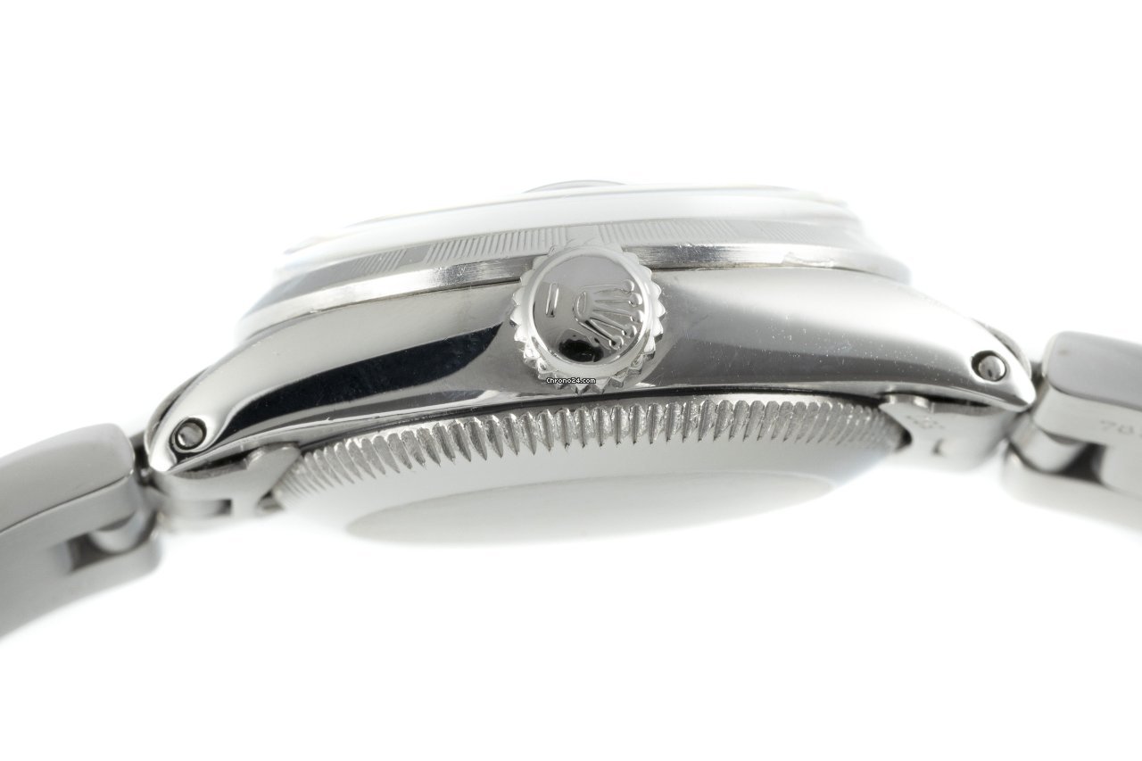 Rolex Oyster Perpetual Lady Date Womens watch Steel Automatic 6519 5