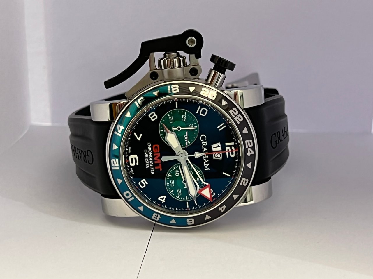 Graham Chronofighter Oversize Mens watch Unisex Automatic Steel 20VGS.B12A.K10B 5