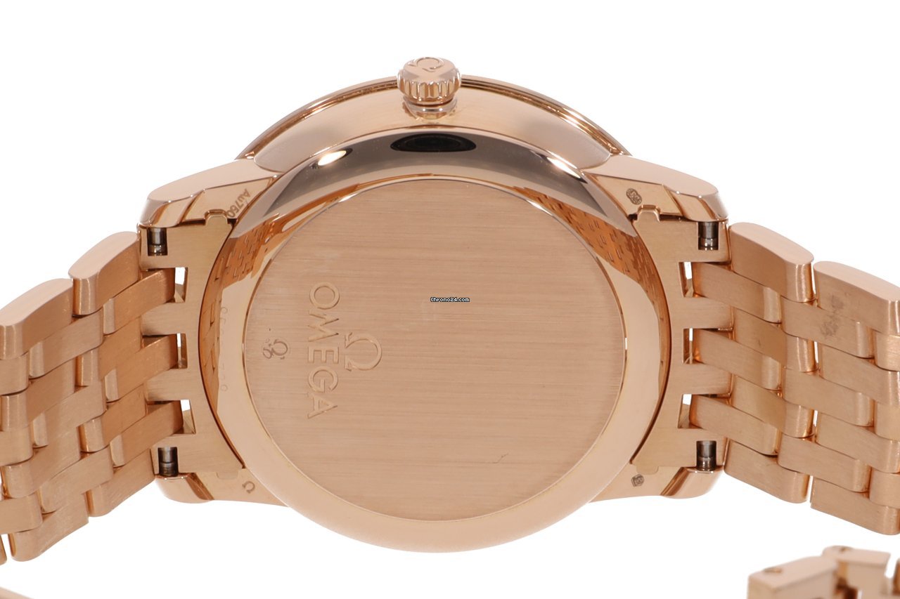 Omega De Ville Prestige Mens watch Unisex Automatic Red gold 424.50.37.20.02.001 5