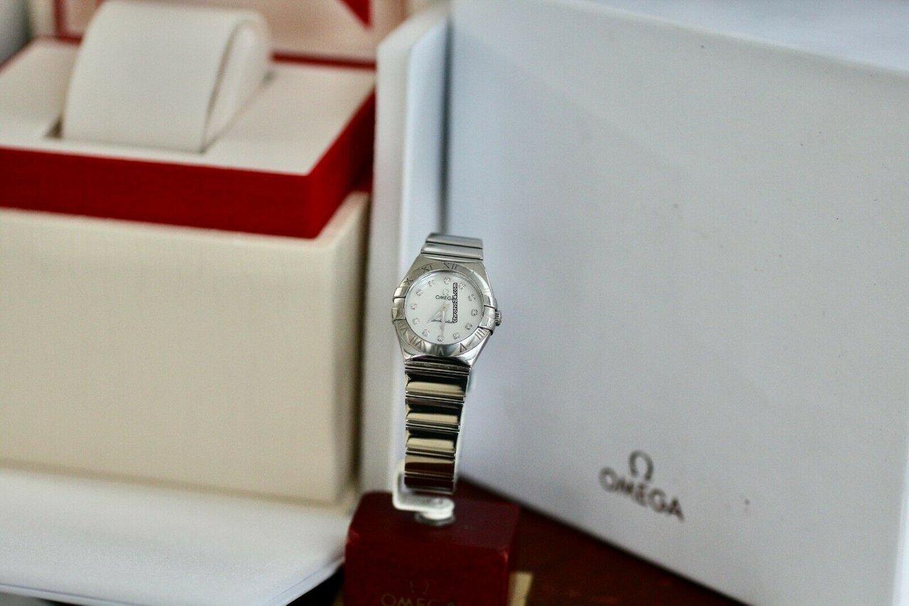 Omega Constellation Quartz Womens watch Quartz Steel 123.10.24.60.55.001 5