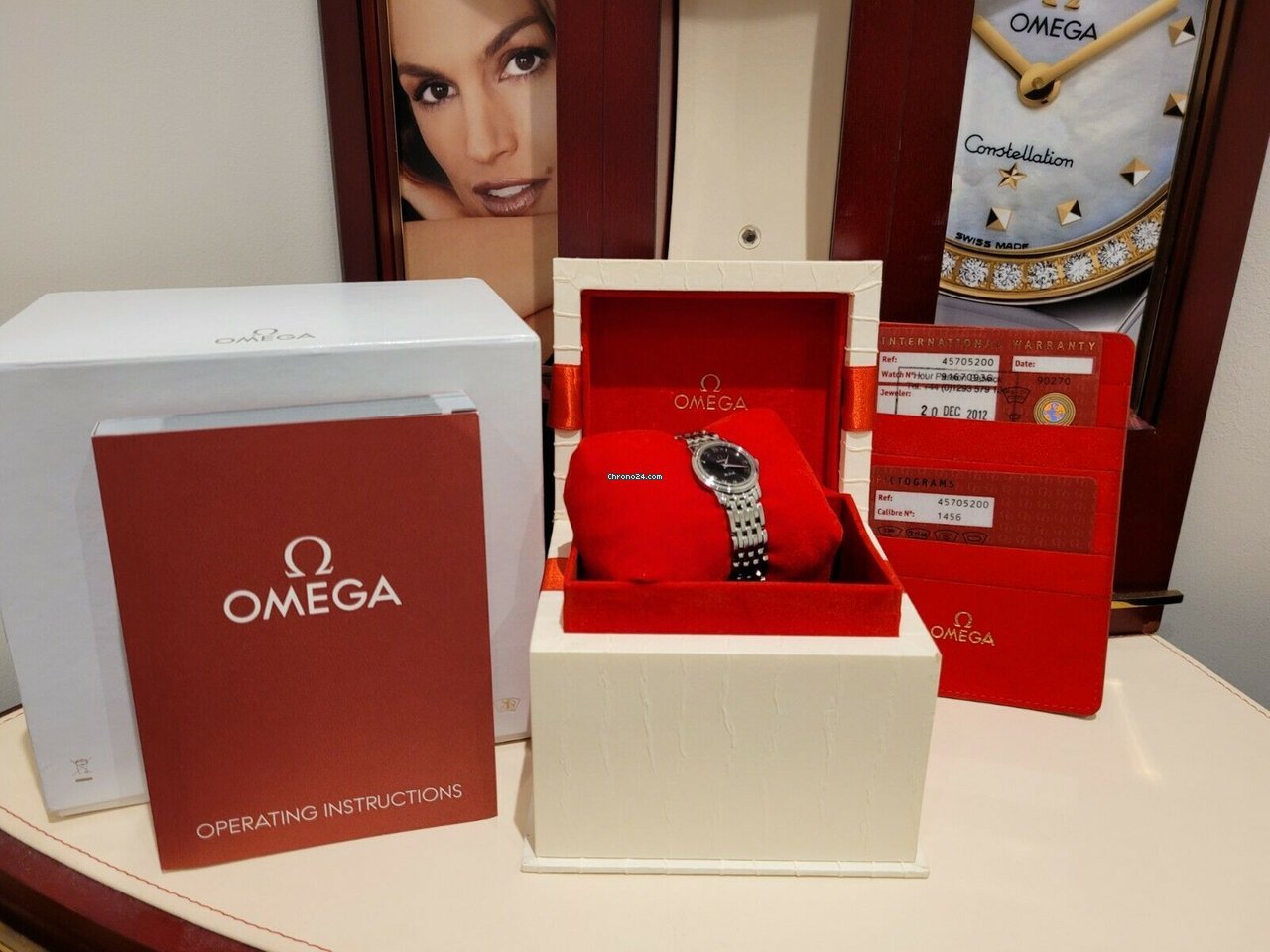 Omega De Ville Womens watch Quartz Steel 457052000 5