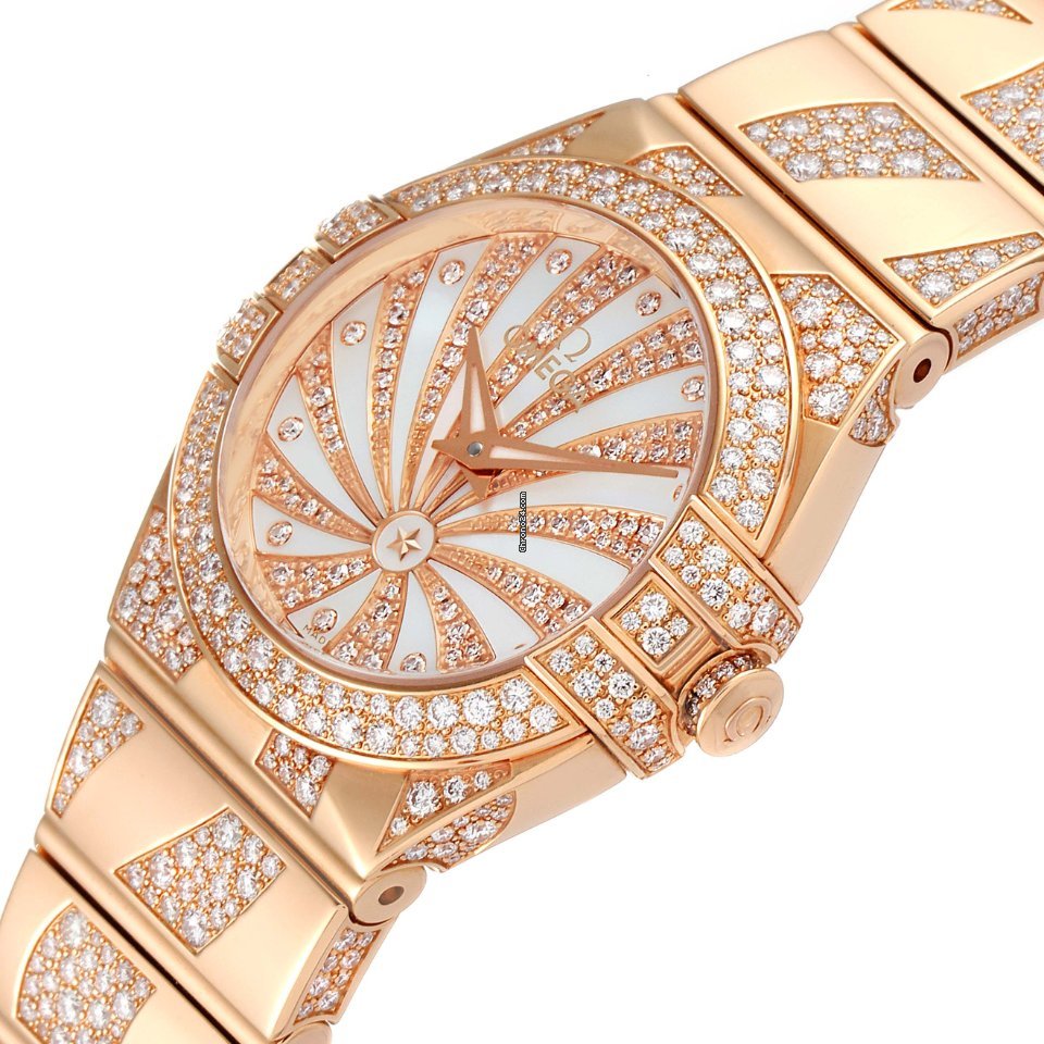 Omega Constellation Quartz Womens watch Quartz Rose gold 123.55.24.60.55.011 5