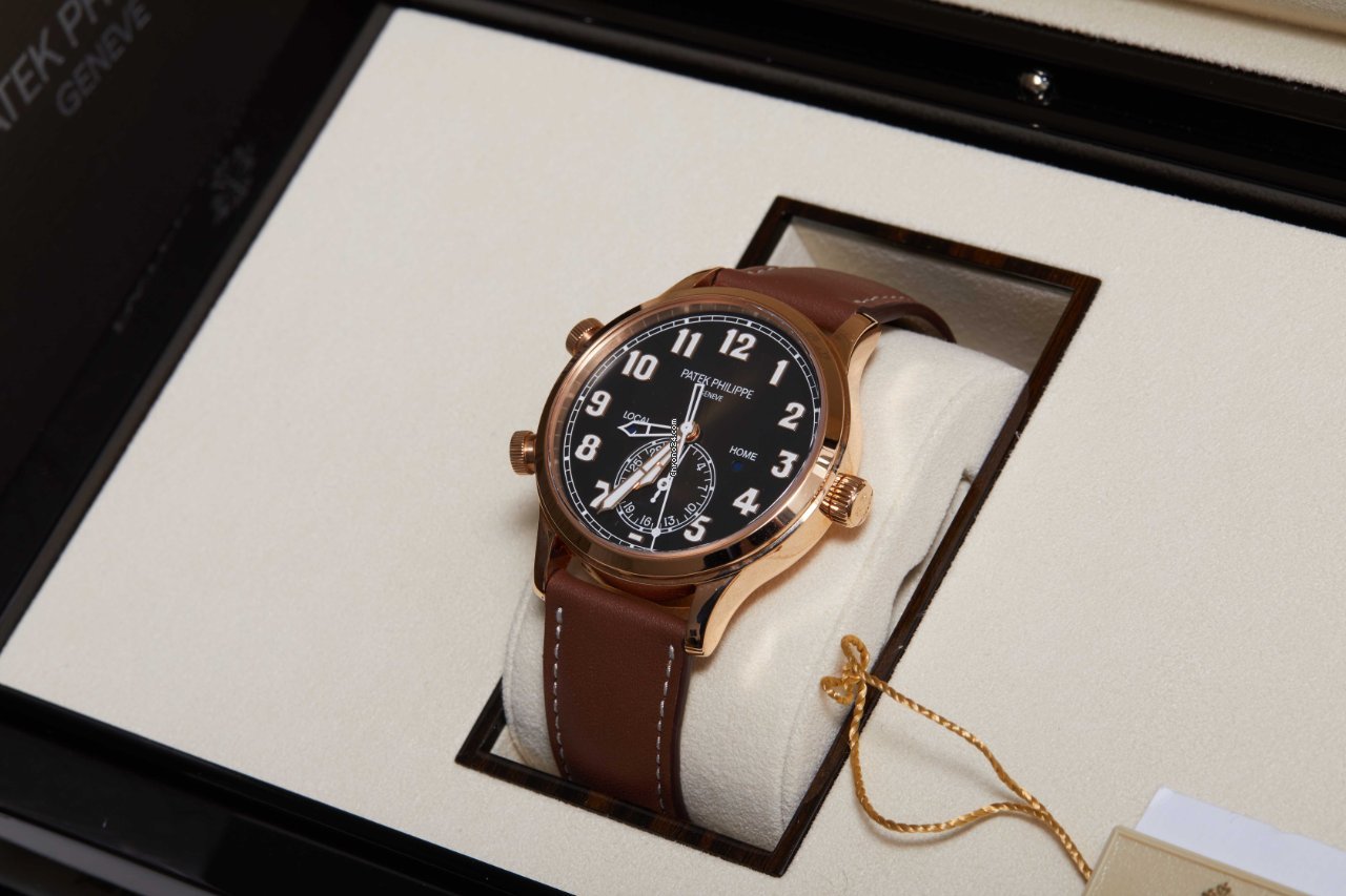 Patek Philippe Travel Time Mens watch Unisex Automatic Rose gold 5524R-001 5