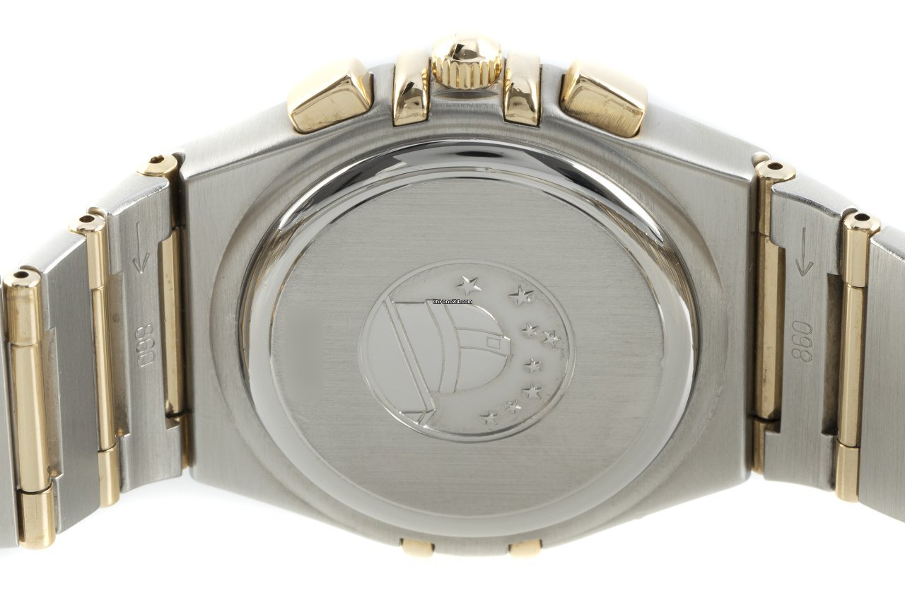 Omega Constellation Mens watch Unisex Quartz Gold Steel 386.1201 5