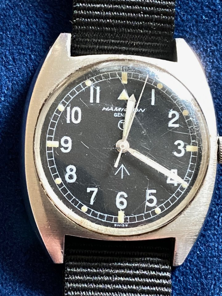 Hamilton Mens watch Unisex Manual winding Steel 382 75 5
