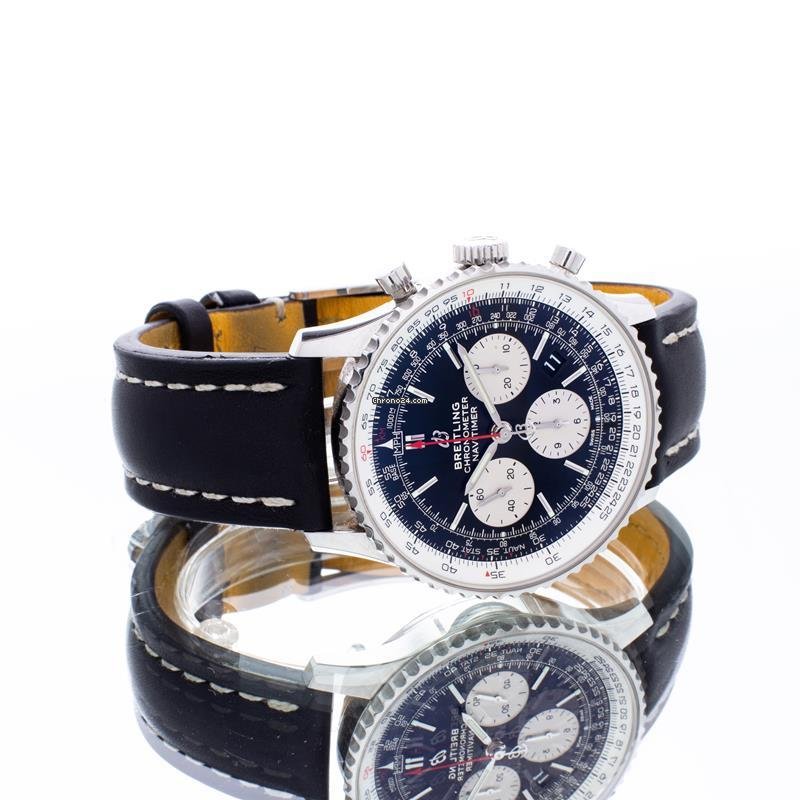 Breitling Navitimer 1 B01 Chronograph 43 Mens watch Unisex Automatic Steel Ab0121211b1x1 5