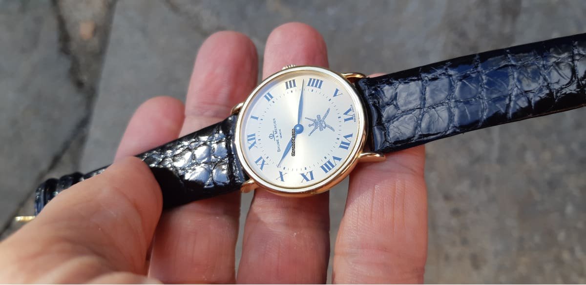 Baume & Mercier Mens watch Unisex Manual winding Yellow gold 35108 5