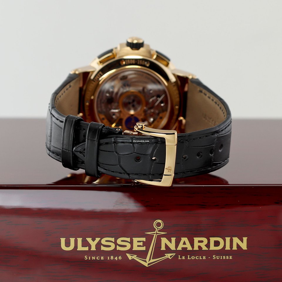 Ulysse Nardin Marine Chronograph Mens watch Unisex Automatic Rose gold 1506-150 LE 5