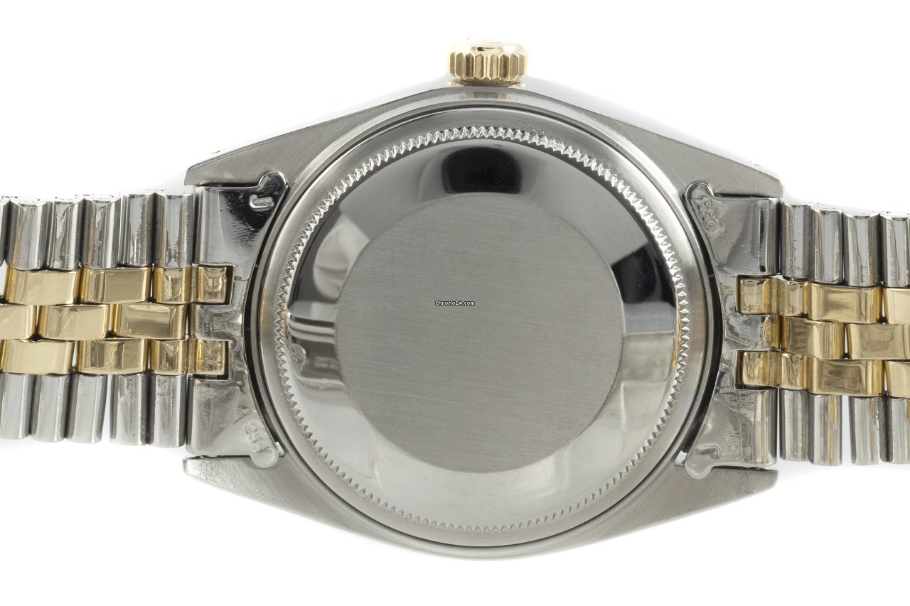 Rolex Datejust 36 Mens watch Unisex Gold Steel Automatic 1601 5
