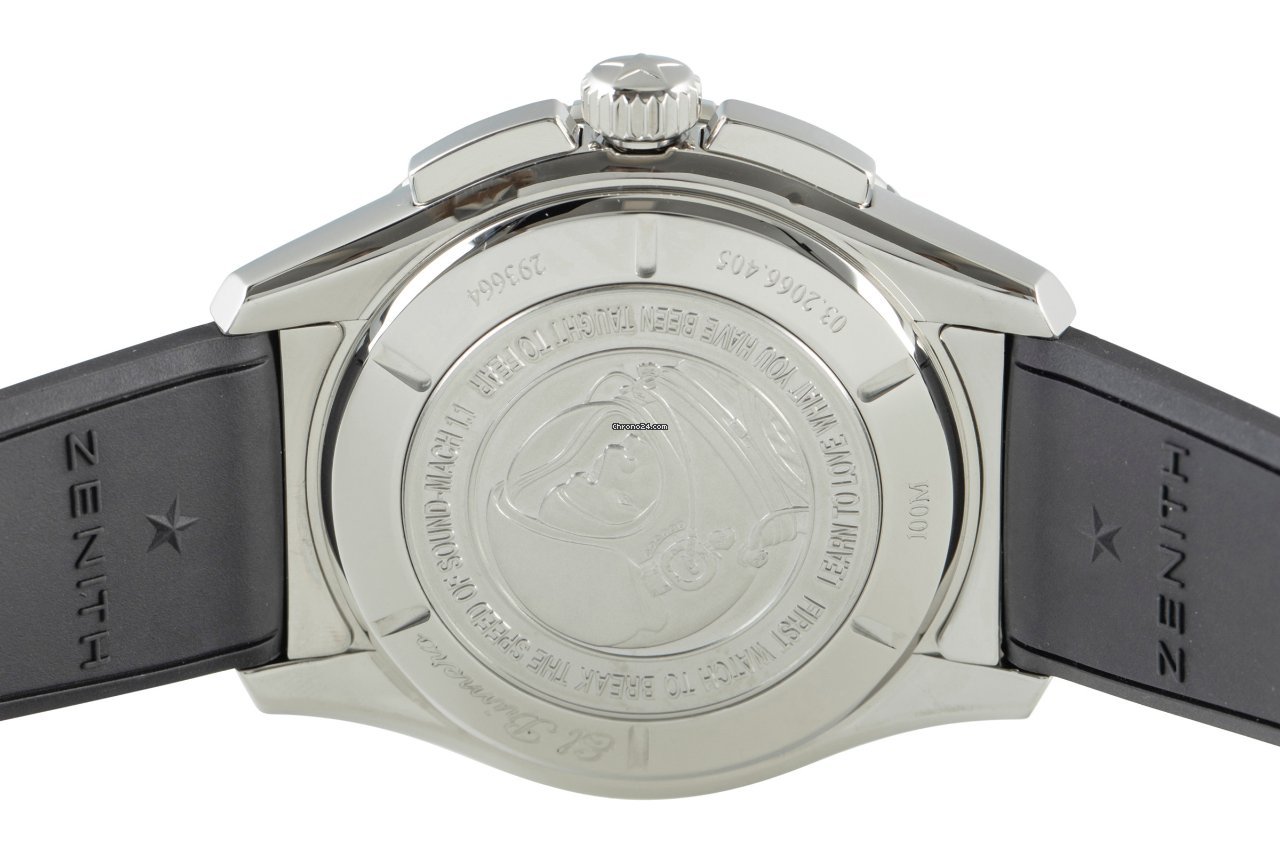 Zenith El Primero Stratos Flyback Mens watch Unisex Automatic Steel 03.2066.405 5