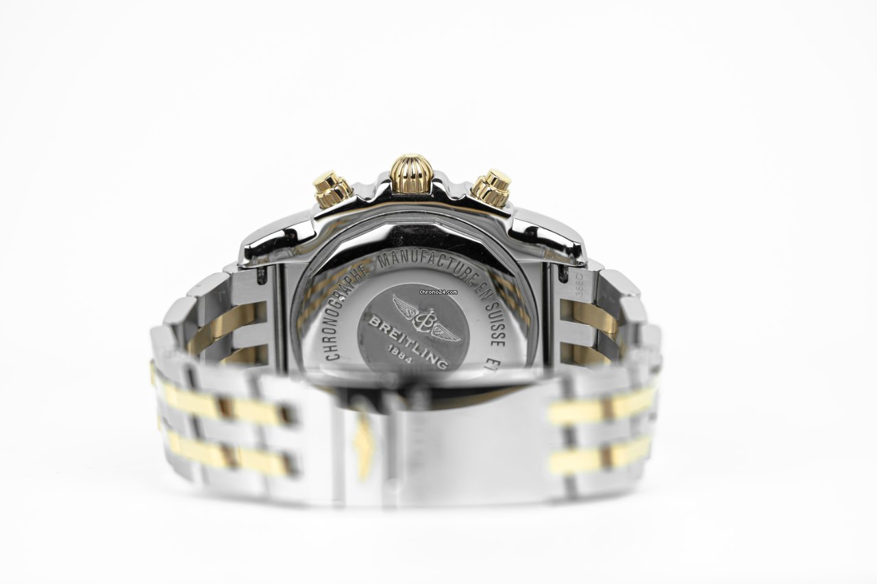 Breitling Chronomat 44 Mens watch Unisex Automatic Gold Steel CB0110121B1C1 5