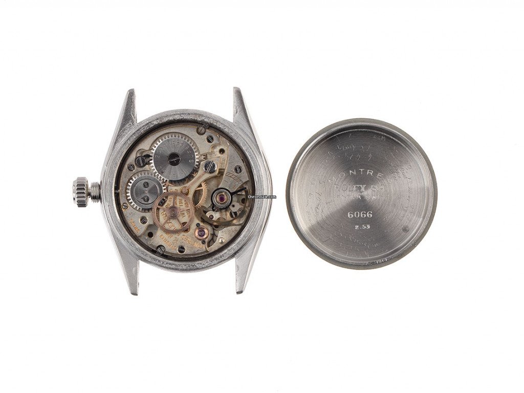 Rolex Oyster Mens watch Unisex Steel Manual winding 6066 5