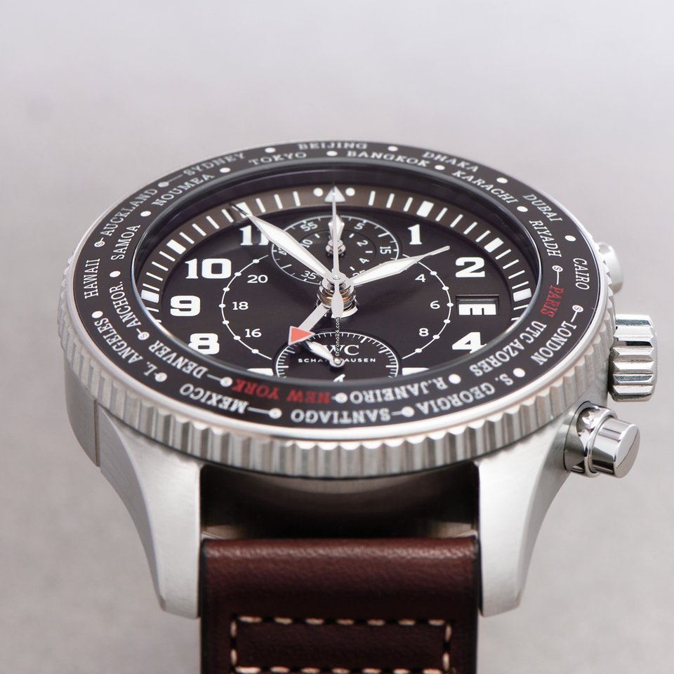 IWC Pilot Chronograph Mens watch Unisex Automatic Steel IW395003 5