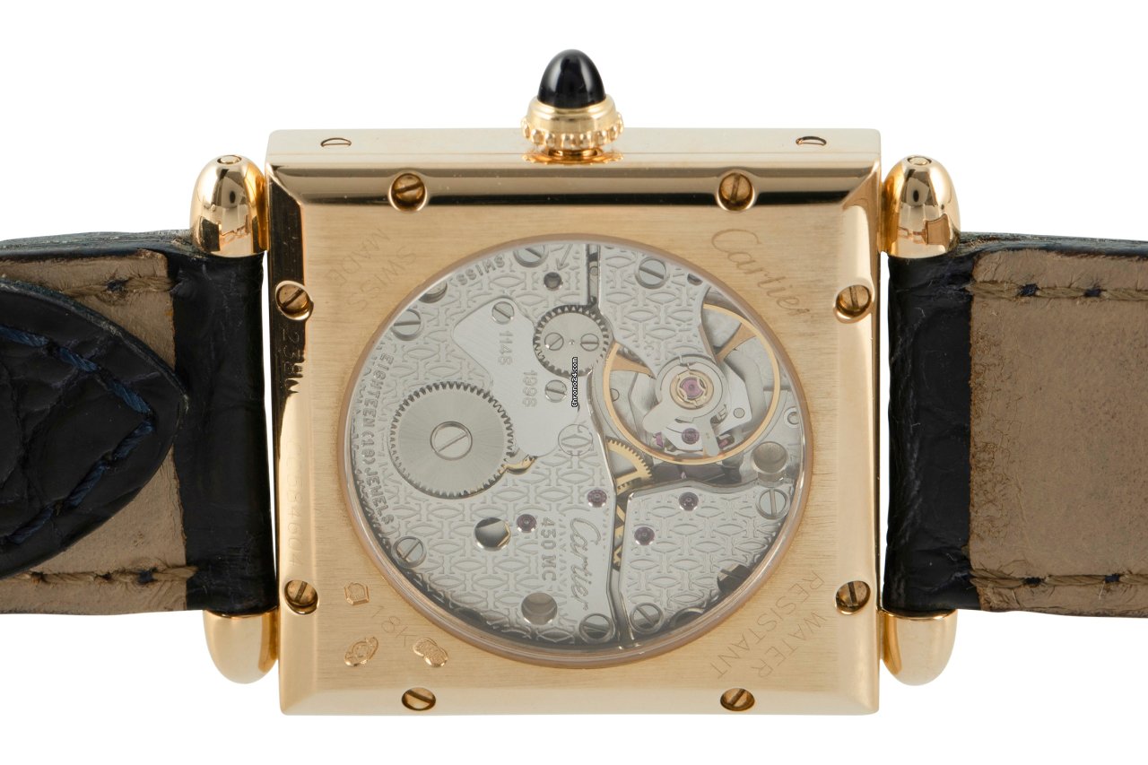 Cartier Tank Mens watch Unisex Manual winding Yellow gold 2380 5