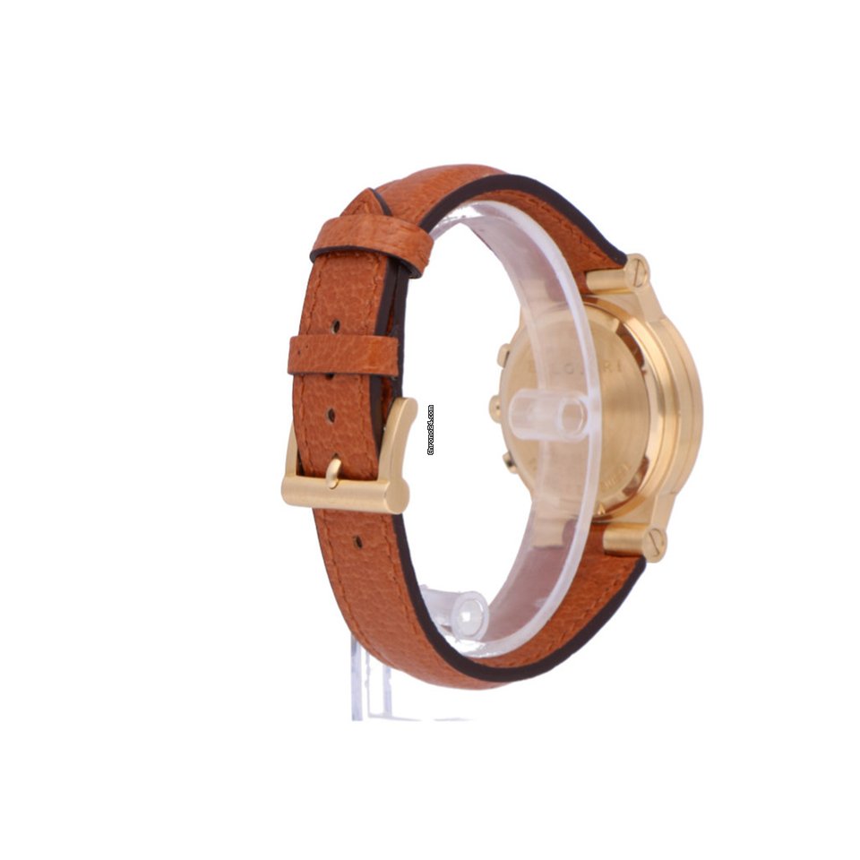 Bulgari Diagono Mens watch Unisex Quartz Yellow gold CH35G 5