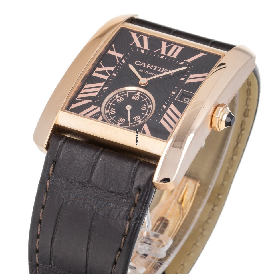 Cartier Tank MC Mens watch Unisex Automatic Rose gold W5330002  3590 5