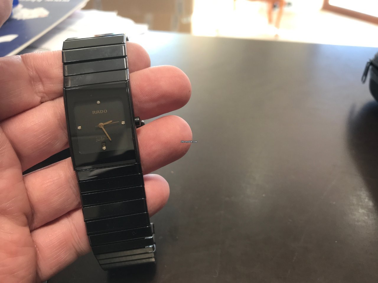 Rado Diastar Mens watch Unisex Quartz Ceramic 111.0322.3 5